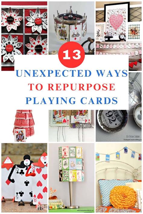 repurposed playing cards ideas